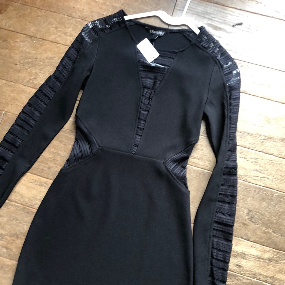 Express bodycon midi dress